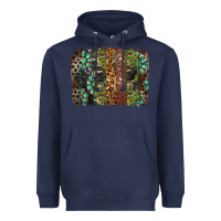 Navy western camouflage brushstroke Heavyweight Hoodie - BarkalooDesign