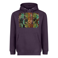 Plum western camouflage brushstroke Heavyweight Hoodie - BarkalooDesign