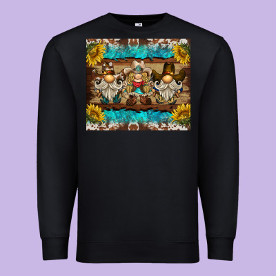 Western Gnome Tumbler Premium Sweatshirt Designed By Barkaloodesign