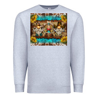 Heather Grey western gnome tumbler Premium Sweatshirt - BarkalooDesign