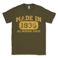 Army Green Made in 1935 87th Birthday Gifts 87 Year old Birthday T-Shirt Classic Tee - longCreatives