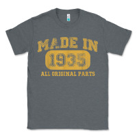 Charcoal Heather Made in 1935 87th Birthday Gifts 87 Year old Birthday T-Shirt Classic Tee - longCreatives