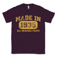 Plum Made in 1935 87th Birthday Gifts 87 Year old Birthday T-Shirt Classic Tee - longCreatives