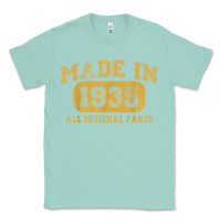 Seafoam Made in 1935 87th Birthday Gifts 87 Year old Birthday T-Shirt Classic Tee - longCreatives