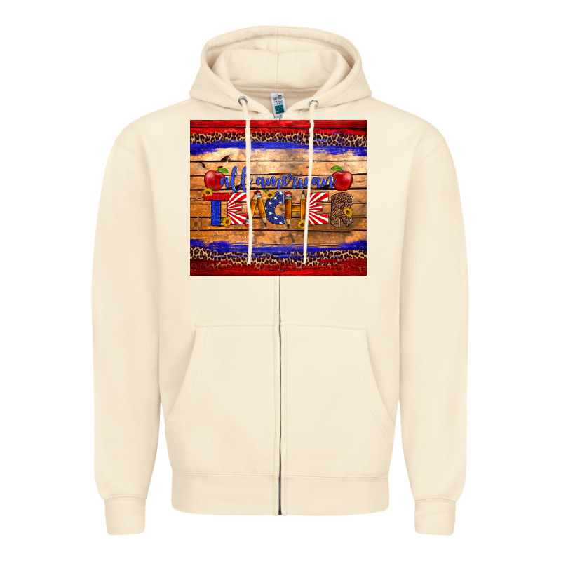 All American Teacher Tumbler Zipper Hoodie by Artiststas | Teevron