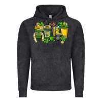 Vintage Black St. Patrick's Day coffee cups Vintage Hoodie - HowdyJamesFarm