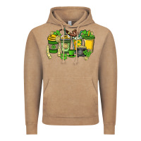 Vintage Coffee St. Patrick's Day coffee cups Vintage Hoodie - HowdyJamesFarm