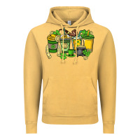 Vintage Mustard St. Patrick's Day coffee cups Vintage Hoodie - HowdyJamesFarm