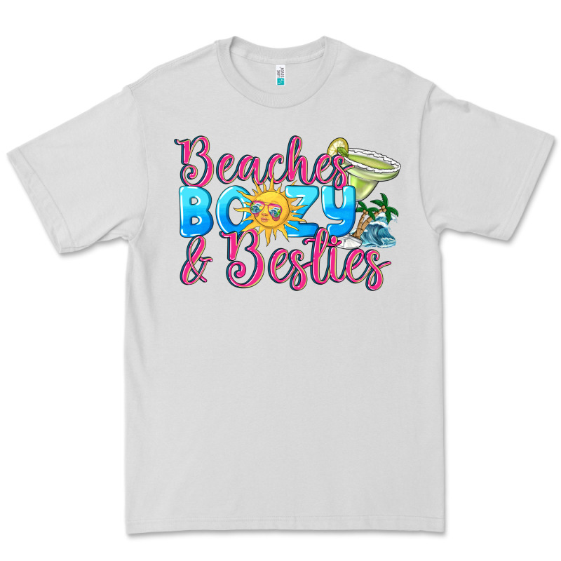 Beaches Boozy Besties Summer Premium Tee by NancyCooperArtShop | Teevron