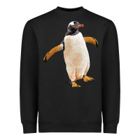 Black penguin Heavyweight Sweatshirt - LillyAllenDesigns