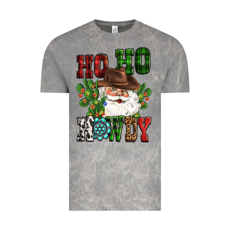 Ho Ho Howdy Santa Vintage Tee by CowGirlArtShop | Teevron