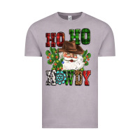 Vintage Zinc ho ho howdy santa Vintage Tee - CowGirlArtShop