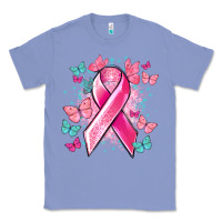 Colony Blue Breast Cancer ribbon Cancer Awareness Classic Tee - HowdyJamesFarm