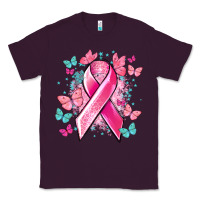 Plum Breast Cancer ribbon Cancer Awareness Classic Tee - HowdyJamesFarm