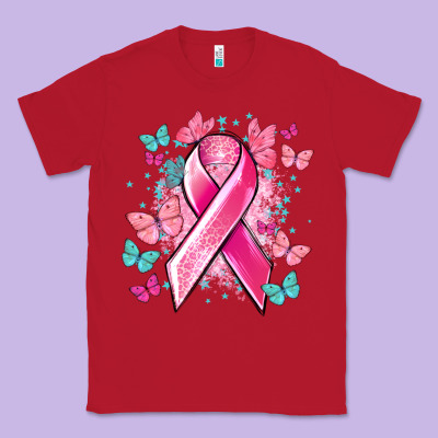 Breast Cancer Ribbon Cancer Awareness Classic Tee Designed By Howdyjamesfarm