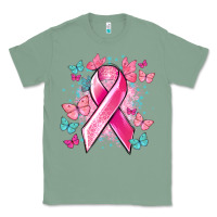 Sage Breast Cancer ribbon Cancer Awareness Classic Tee - HowdyJamesFarm