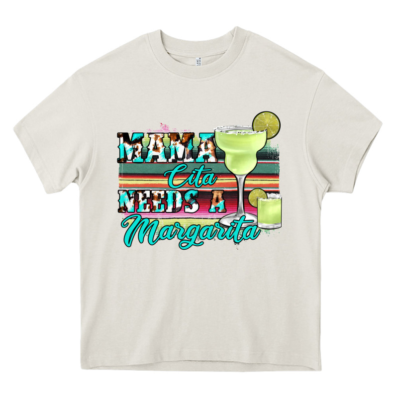 Mama Cita Needs A Margarita Heavy Core Tee by JahusDesignShop | Teevron