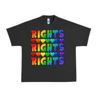 Pigment Black Rights rights rights pride Urban Heavy Tee - CowGirlArtShop
