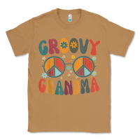 Toasted Coconut groovy grandma retro 70s peace sign design grandmother Classic Tee - longCreatives
