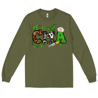 Army Green St. Patrick's Day CMA Long Sleeve Tee - OliviaCreatesArt
