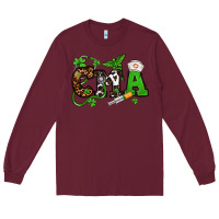 Burgundy St. Patrick's Day CMA Long Sleeve Tee - OliviaCreatesArt