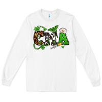 White St. Patrick's Day CMA Long Sleeve Tee - OliviaCreatesArt