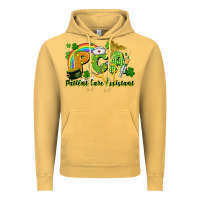 Vintage Mustard PCA Patient Care Assistant St. Patrick's Day Vintage Hoodie - CowGirlArtShop