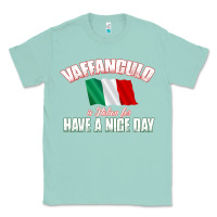 Seafoam Vaffanculo Have A Nice Day  Funny Italian Classic Tee - longCreatives