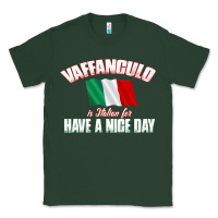 Sports Green Vaffanculo Have A Nice Day  Funny Italian Classic Tee - longCreatives