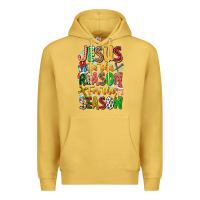 Antique Gold jesus is the reason for the season Premium Hoodie - CowhideDigitalArt