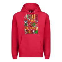 Cardinal jesus is the reason for the season Premium Hoodie - CowhideDigitalArt