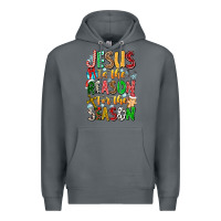 Rock jesus is the reason for the season Premium Hoodie - CowhideDigitalArt