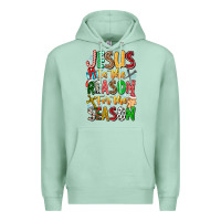 Seafoam jesus is the reason for the season Premium Hoodie - CowhideDigitalArt