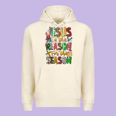 Jesus Is The Reason For The Season Premium Hoodie Designed By Cowhidedigitalart