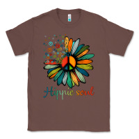 Chestnut daisy peace sign hippie soul tshirt flower lovers gifts Classic Tee - longCreatives