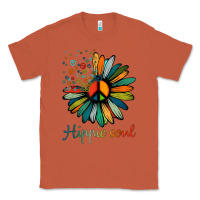 Copper daisy peace sign hippie soul tshirt flower lovers gifts Classic Tee - longCreatives
