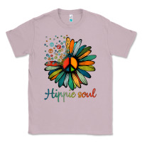 Lilac daisy peace sign hippie soul tshirt flower lovers gifts Classic Tee - longCreatives