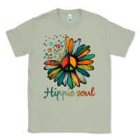 Matcha daisy peace sign hippie soul tshirt flower lovers gifts Classic Tee - longCreatives