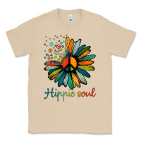 Mushroom daisy peace sign hippie soul tshirt flower lovers gifts Classic Tee - longCreatives
