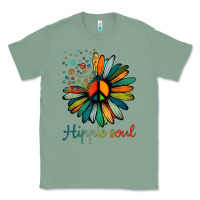 Sage daisy peace sign hippie soul tshirt flower lovers gifts Classic Tee - longCreatives