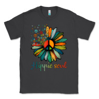 Smoke daisy peace sign hippie soul tshirt flower lovers gifts Classic Tee - longCreatives