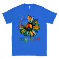 True Royal daisy peace sign hippie soul tshirt flower lovers gifts Classic Tee - longCreatives