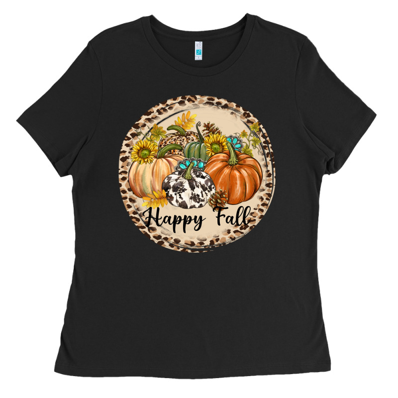 Happy Fall Ladies Tee by texasbilliewilder | Teevron