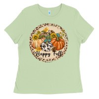 Matcha Happy Fall Ladies Tee - texasbilliewilder