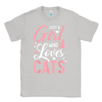 Moon Dust just a girl who loves cats cute cat lover gifts Classic Tee - longCreatives