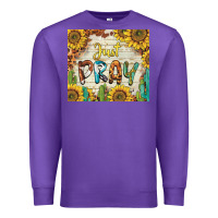 Purple just pray Premium Sweatshirt - BarkalooDesign
