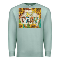 Seafoam just pray Premium Sweatshirt - BarkalooDesign