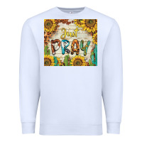 White just pray Premium Sweatshirt - BarkalooDesign