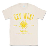 Natural key west florida vintage distressed style design souvenir Classic Tee - longCreatives