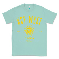 Seafoam key west florida vintage distressed style design souvenir Classic Tee - longCreatives